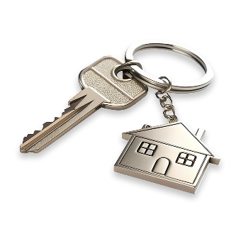 House keys for new home purchase with V.I.P. Mortgage home loan approval